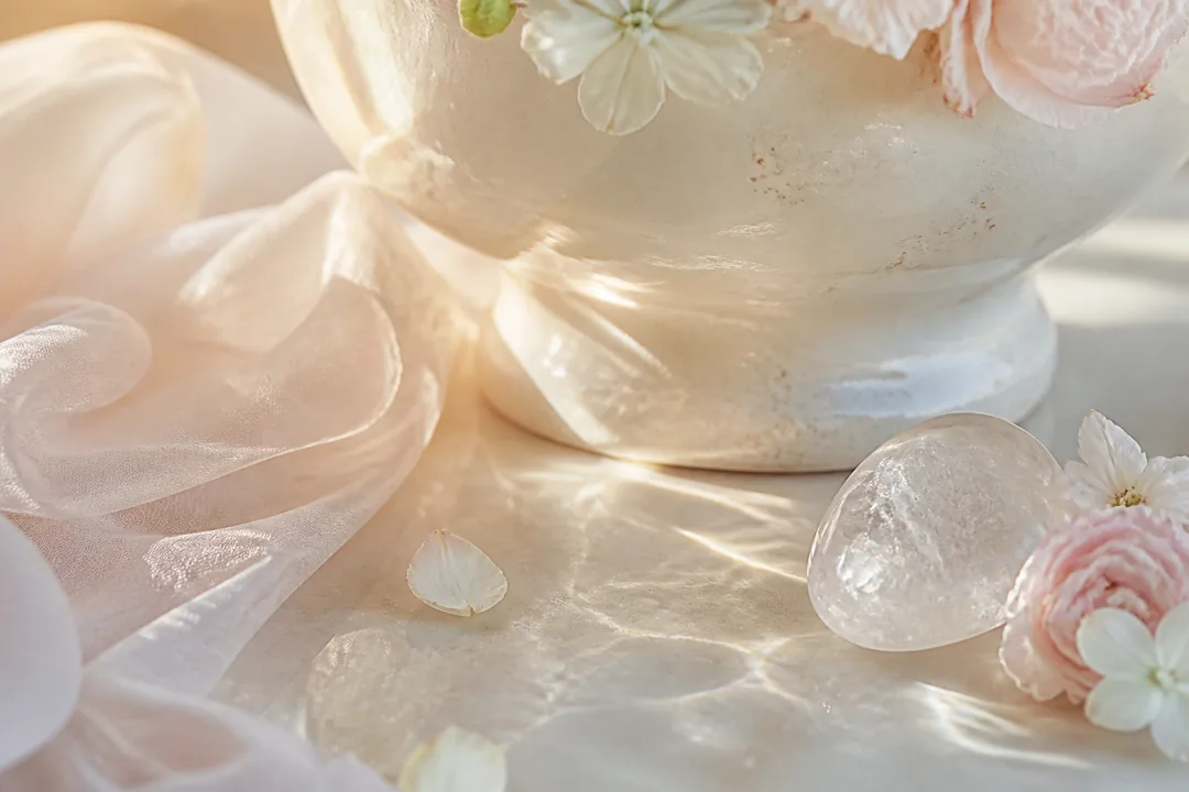 Champagne #F7E7CE wedding / romantic palette hero with five matching colors