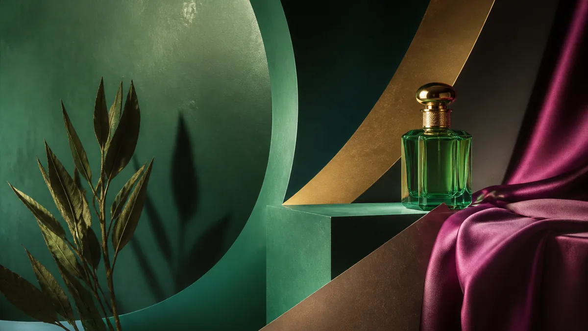 Emerald Green #50C878 six-color luxury / editorial palette poster
