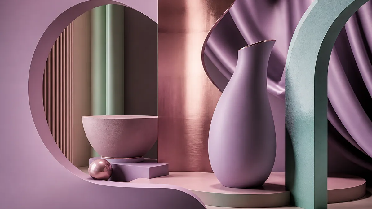 Plum #DDA0DD six-color luxury / editorial palette poster